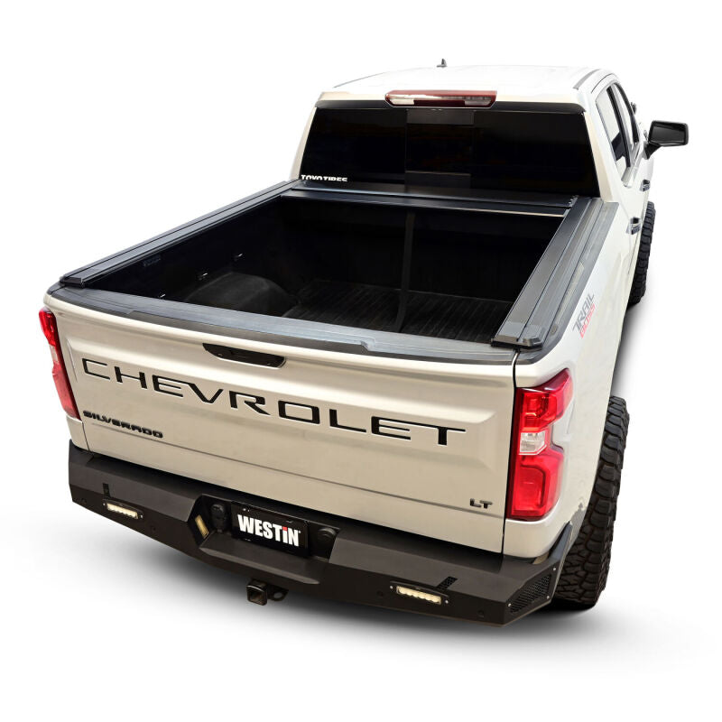 Westin 19-26 GM Silverado/Sierra 1500 5ft 8in Bed Manual Retractable Tonneau Cover - Black - 19-64745