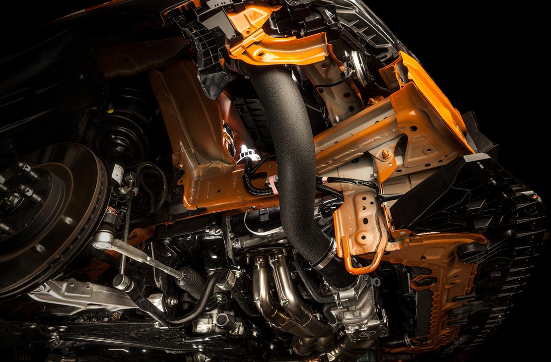 Cobb 22-25 Subaru WRX Stage 2 Power Package w/Black FMIC &amp; Matte Carbon Fiber Scoop - SUB0060020-BK-FMIC-RMC