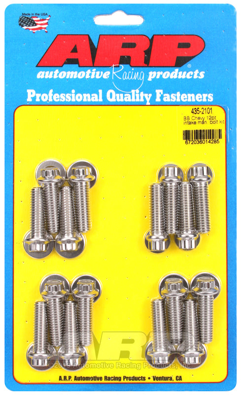 ARP BB Chevy 12pt Intake Manifold Bolt Kit - 435-2101 by ARP
