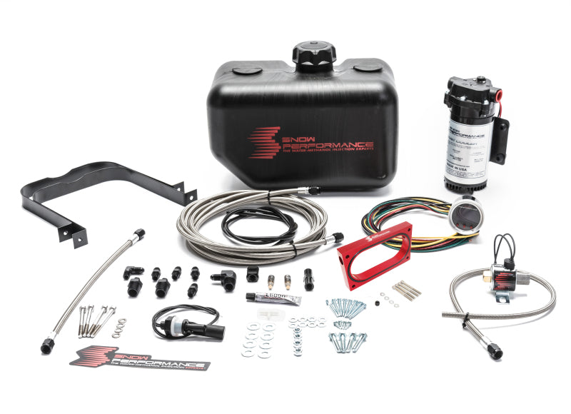 Snow Performance 05-10 Mustang Stg 2 Boost Cooler Water Injection Kit (SS Braided Line & 4AN) - SNO-2130-BRD for 2005-2010 Fo