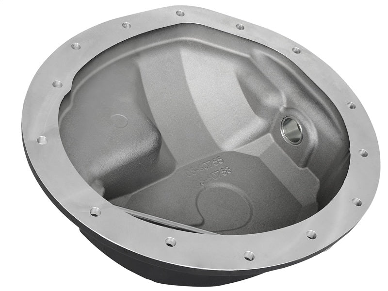 aFe Power Pro Series Rear Differential Cover Black w/Machined Fins 16-17 Nissan Titan XD(AAM 9.5-14) - 46-70362