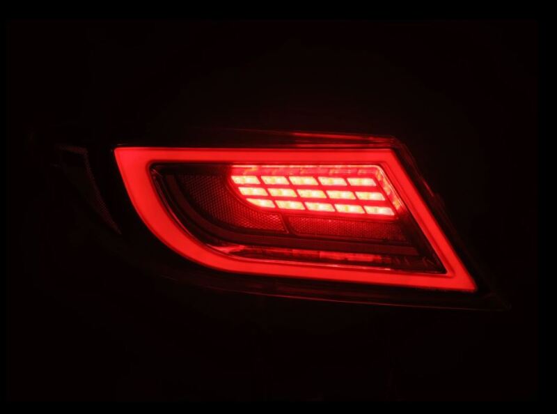 AlphaRex 22-24 Toyota GR86 LUXX LED Taillights Alpha-Black - 675040