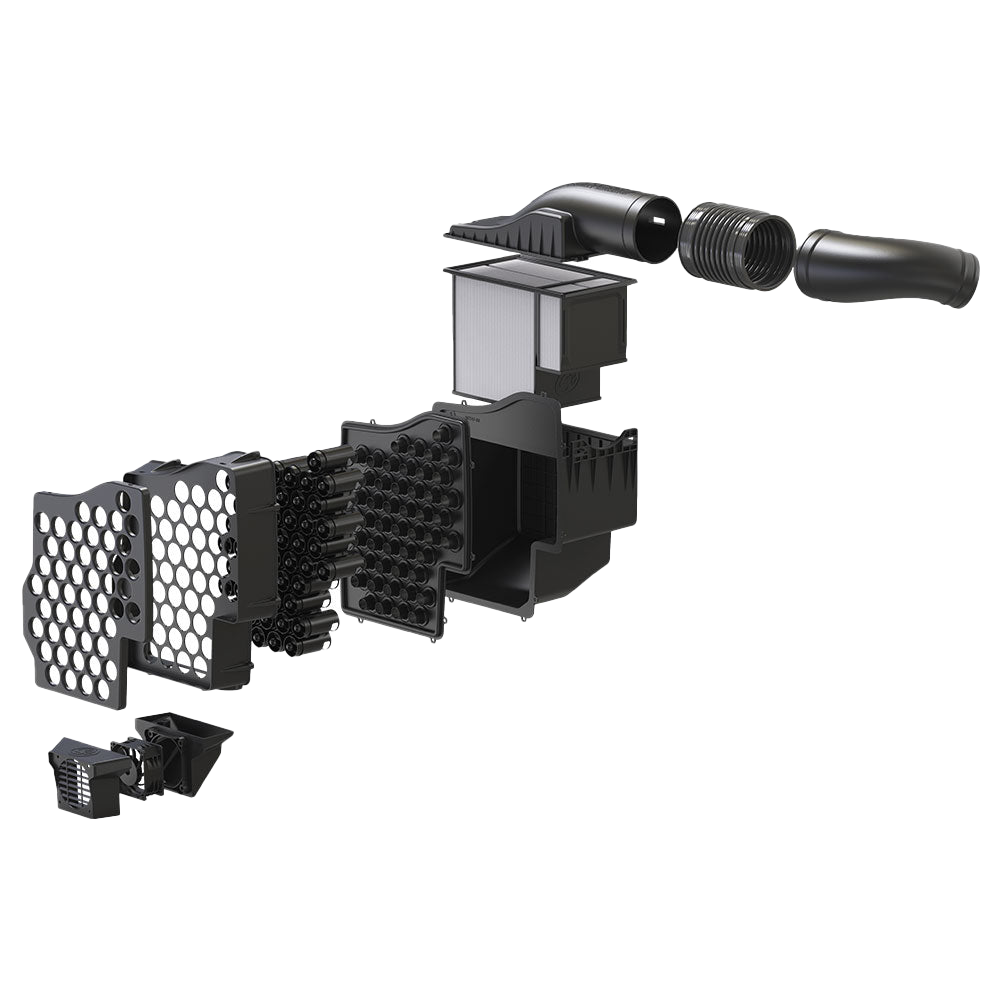 S&amp;B Truck Particle Separator for 2017-2019 Ford Powerstroke 6.7L - 75-7001