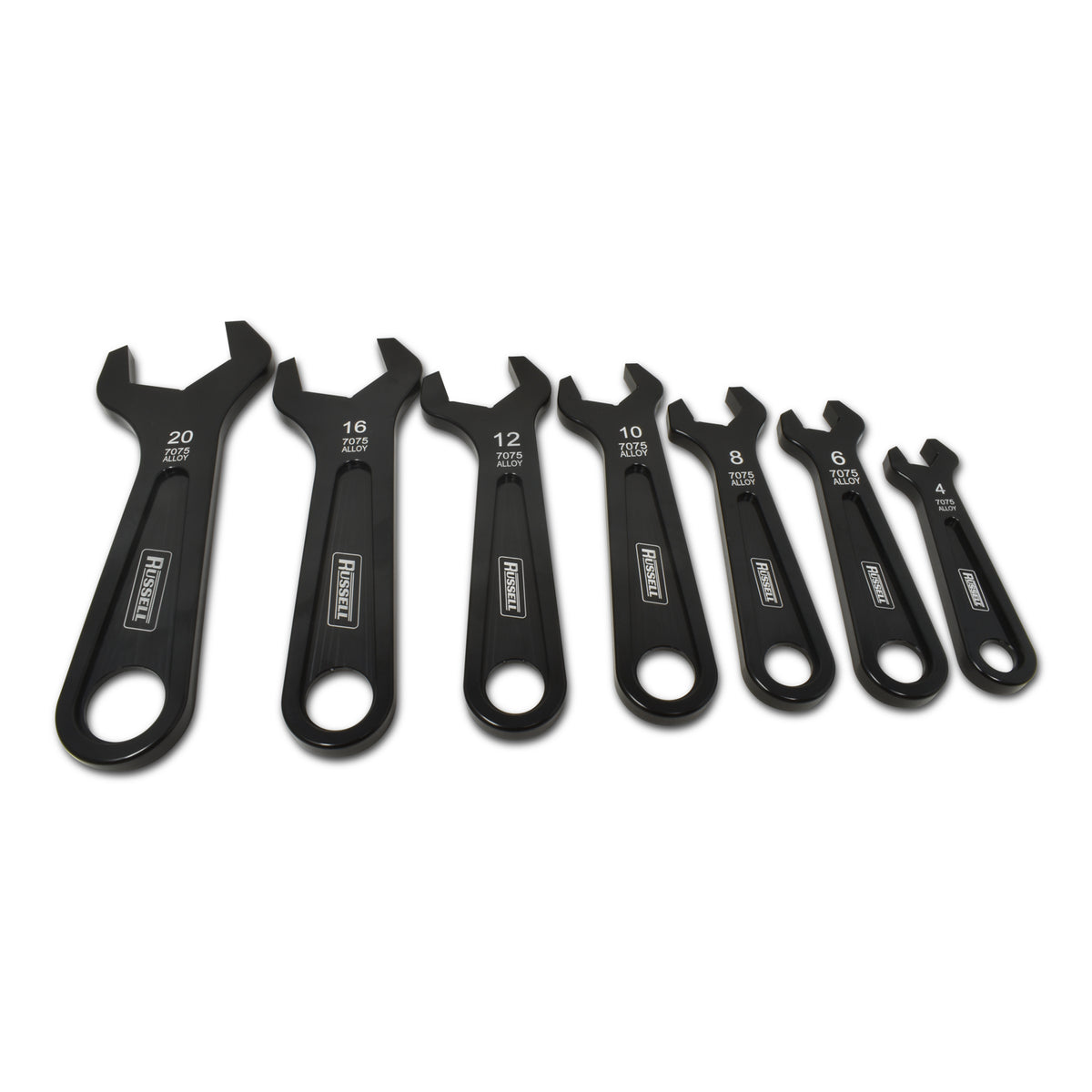 Russell Single Ended Wrench Kit -4 Through -20 - 750100 - front view