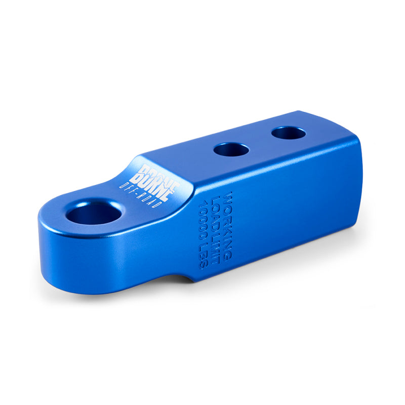 Borne Off-Road CNC Hitch Receiver Shackle 2in Blue - BNHR-2-BL by Borne Off-Road - detail view