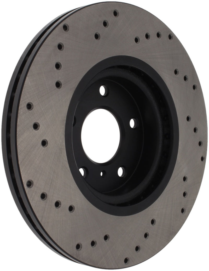 StopTech 08-09 Infiniti EX35 / 05-08 G35 / 09 G37 / 06-09 M35/M45 Drilled Right Front Rotor - 128.42080R