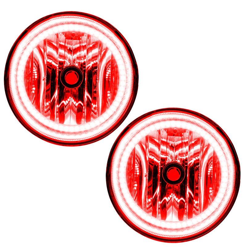 Oracle Lighting 08-16 Toyota Sequoia Pre-Assembled LED Halo Fog Lights -Red SEE WARRANTY - 7097-003
