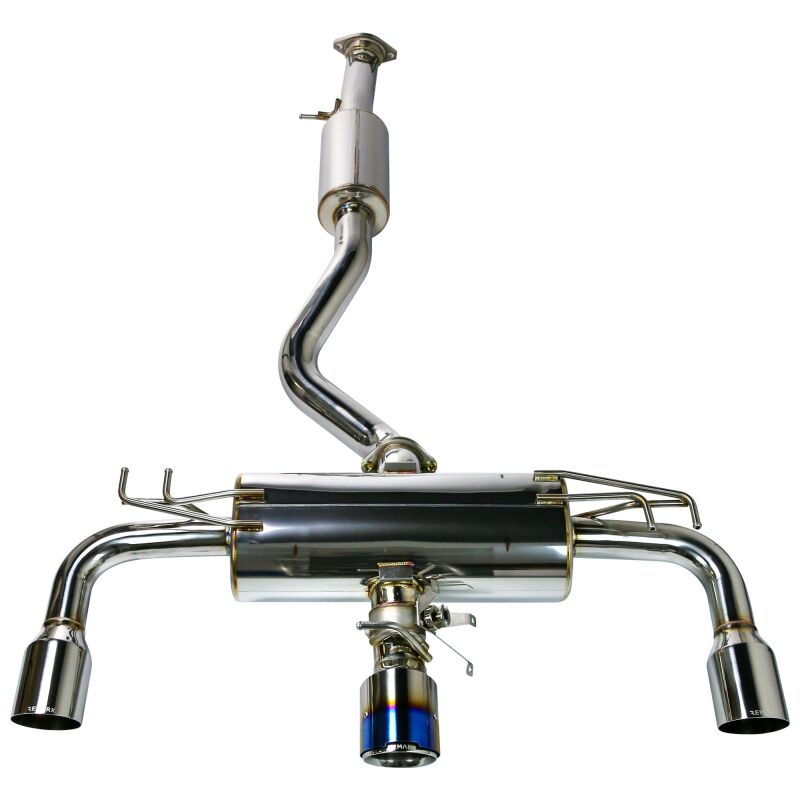Remark 2023+ Toyota GR Corolla Elite Spec Cat-Back Exhaust w/ Outer Polished &amp; Center Burned TI Tips