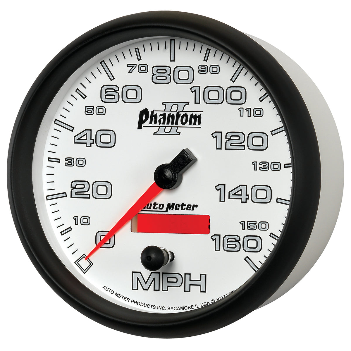 Autometer Phantom II 5in Electrical Programmable Speedometer 150MPH - 7589