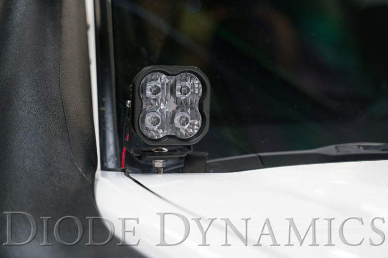 Diode Dynamics 16-21 Toyota Tacoma Stage Series 2in LED Ditch Light Kit Sport - White Combo - DD6376