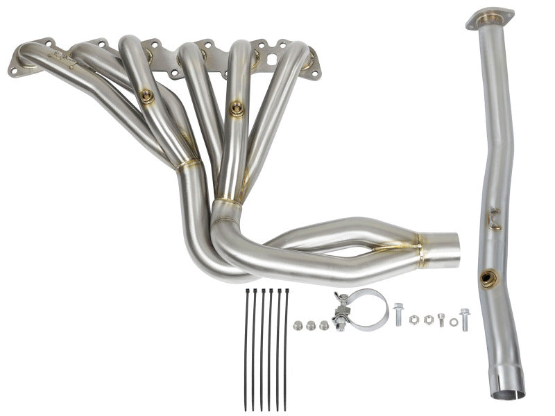 aFe Twisted Steel Tri-Y Headers/Connection Pipes (Race) 01-16 Nissan Patrol (Y61) 4.8L - 48-36105-YN
