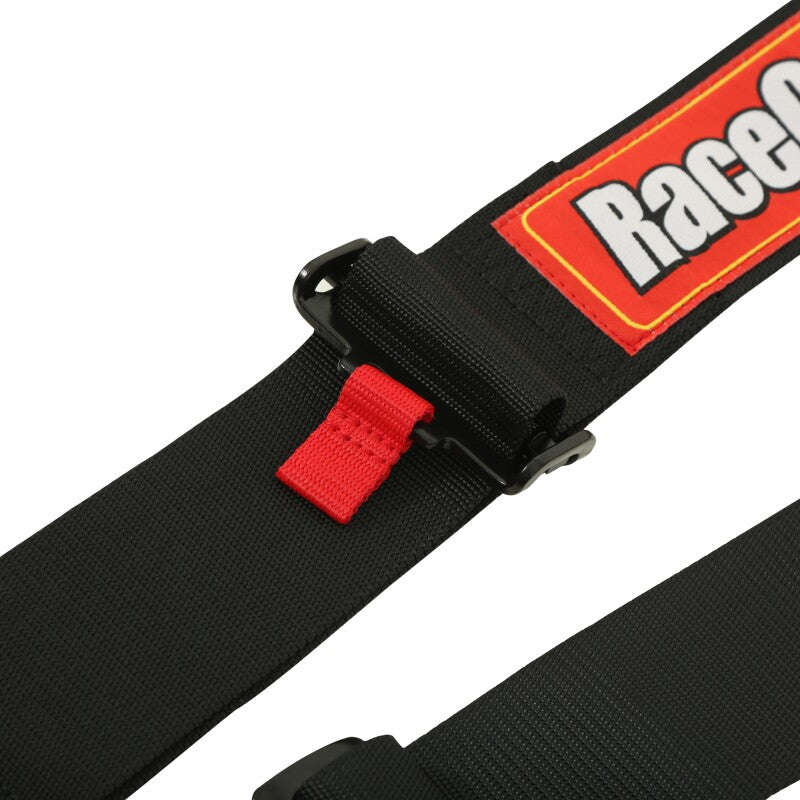 RaceQuip Black SFI CAMLOCK 6pt PU Lap Seat Belt - 744004RQP