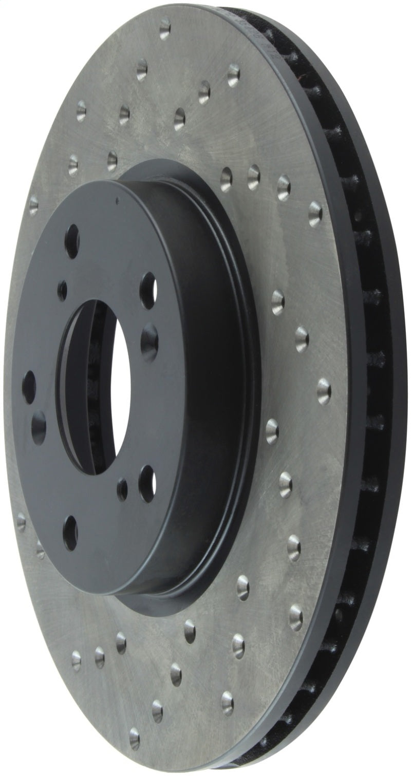 StopTech 06-08 Civic GX / 02-04 CR-V / 98-02 Honda Accord V6 / 03-07 Accord 4 cyl/V6 MT Drilled Rig - 128.40036R