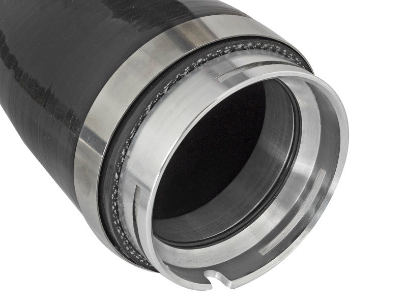 aFe BladeRunner 2.5in Red IC Tube Hot Side w/ Coupling &amp; Clamp Kit 2016 GM Colorado/Canyon 2.8L - 46-20268-R