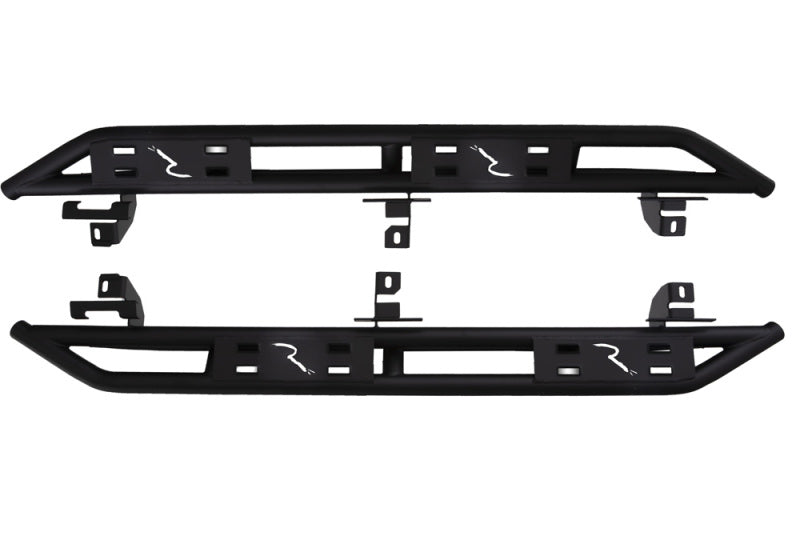 Rampage 07-18 Jeep Wrangler JK Unlimited TrailCrawler Rock Slider &amp; Rocker Guard - Black - 88737