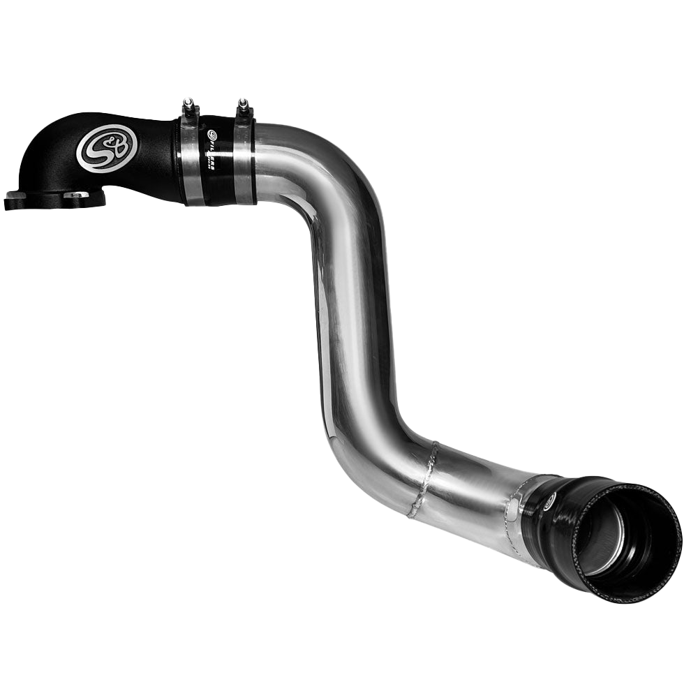 S&amp;B Intake Elbow with Cold Side Intercooler Piping &amp; Boots for 2003-2004 Ford Powerstroke 6.0L - 76-1003B