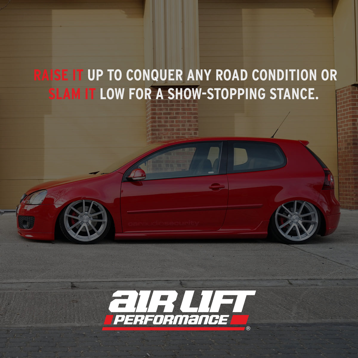 Air Lift 05-14 Audi A3 / 06-14 Volkswagen GTI Performance Front Kit - 76002