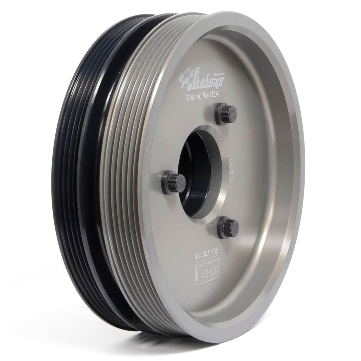 Fluidampr Chevy LS3/L99/Camaro w/ Stock Pulley Steel Internally Balanced Damper - 760111 for 1999-2010 Chevrolet Silverado 15