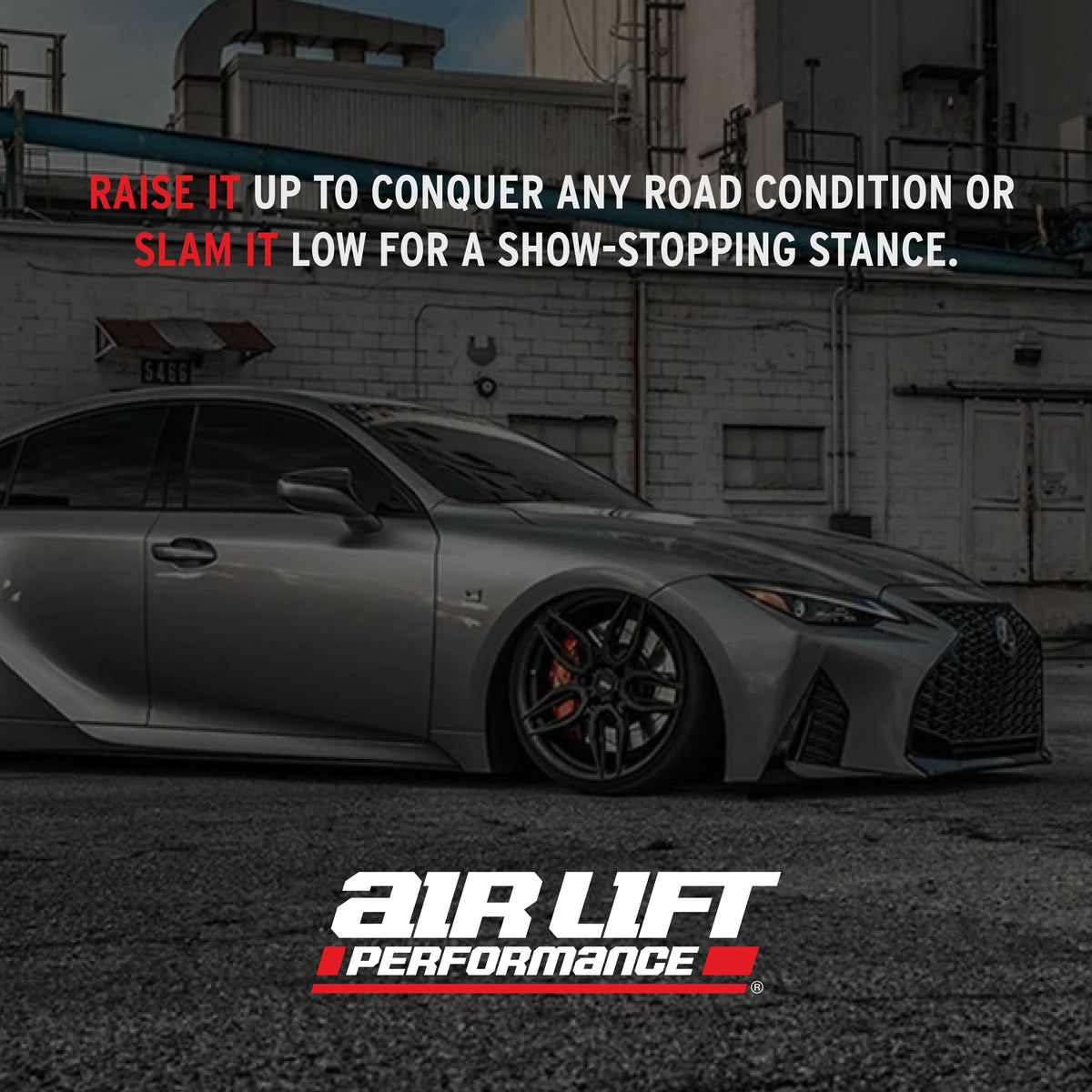 Air Lift Performance 16-17 Lexus 200T / 15-22 Lexus RC 350 / 13-21 Lexus GS 350 Front Kit - 76018