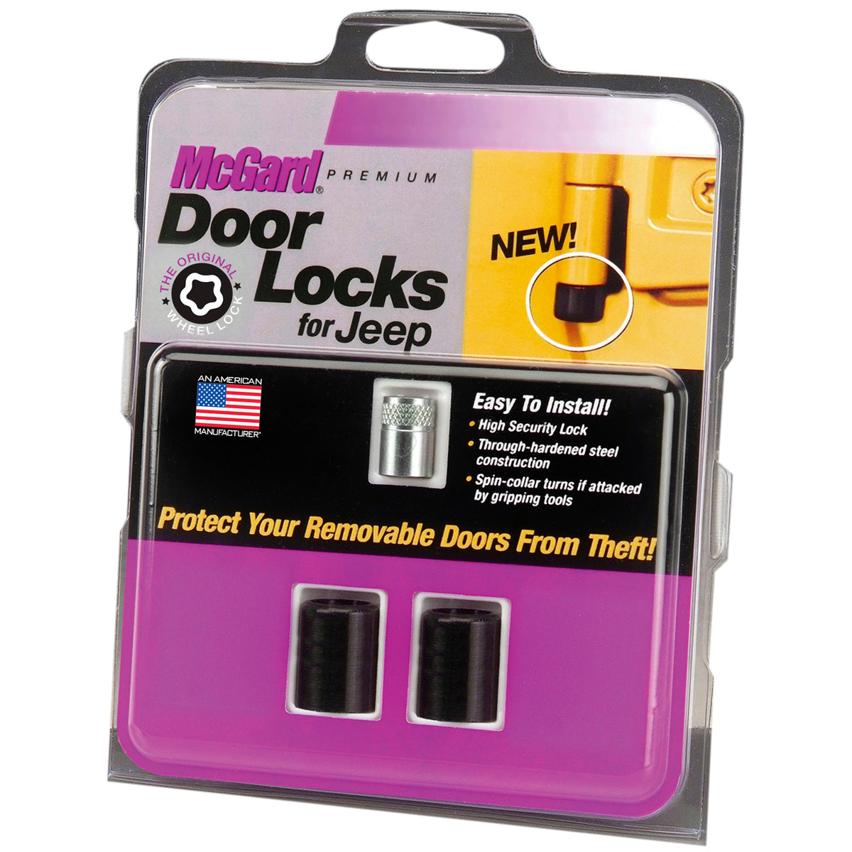 McGard 97-06 Jeep Wrangler TJ / Unlimited LJ 2-Door Lock Set - (2 Locks) - 76058
