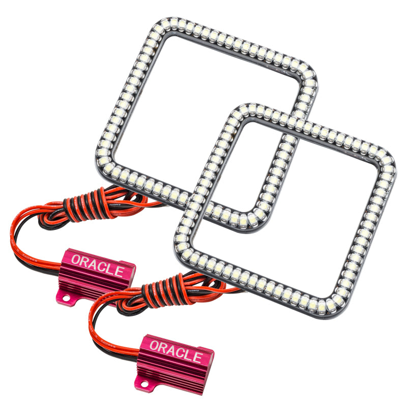 Oracle Ford Superduty 08-10 LED Fog Light Halo Kit - White SEE WARRANTY - 1342-001