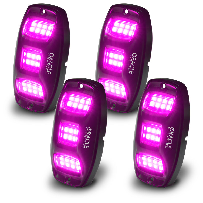 Oracle Underbody  RGB+W Wheel Well Rock Light Kit - 4 PCS - ColorSHIFT SEE WARRANTY - 5895-339