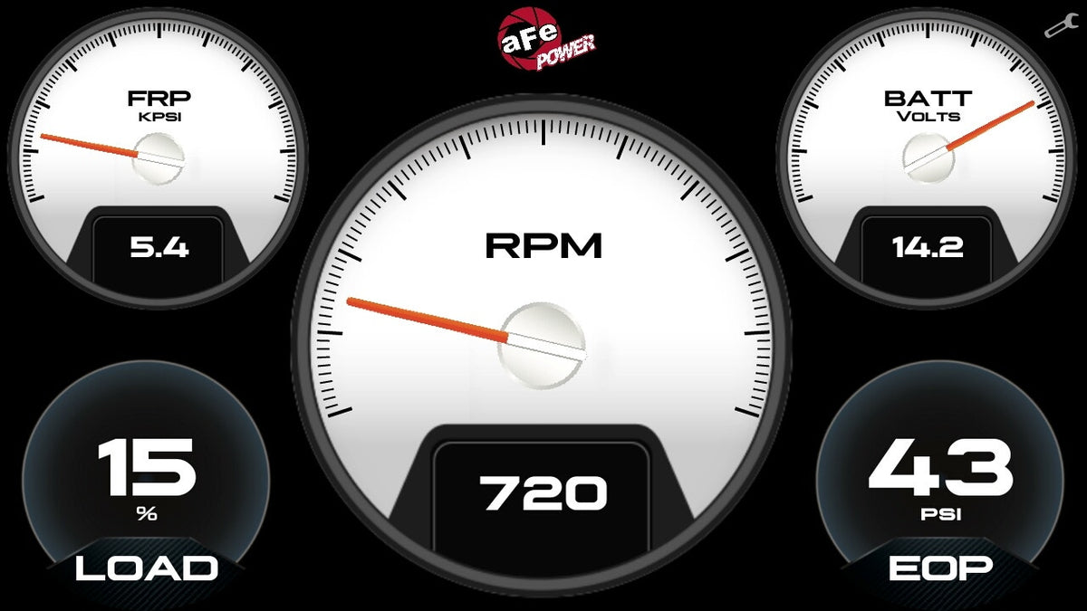 aFe AGD Advanced Gauge Display Digital 5.5in Monitor 08-18 Dodge/RAM/Ford/GM Diesel Trucks - 77-91001