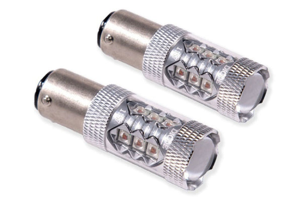 Diode Dynamics 1157 LED Bulb XP80 LED - Amber (Pair) - DD0015P for 2002-2013 Mini Cooper - front view