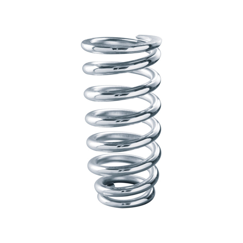 QA1 3-1/2in ID Tapered Spring - 8in Length x 700lbs/in - Chrome Plated - 8MB700