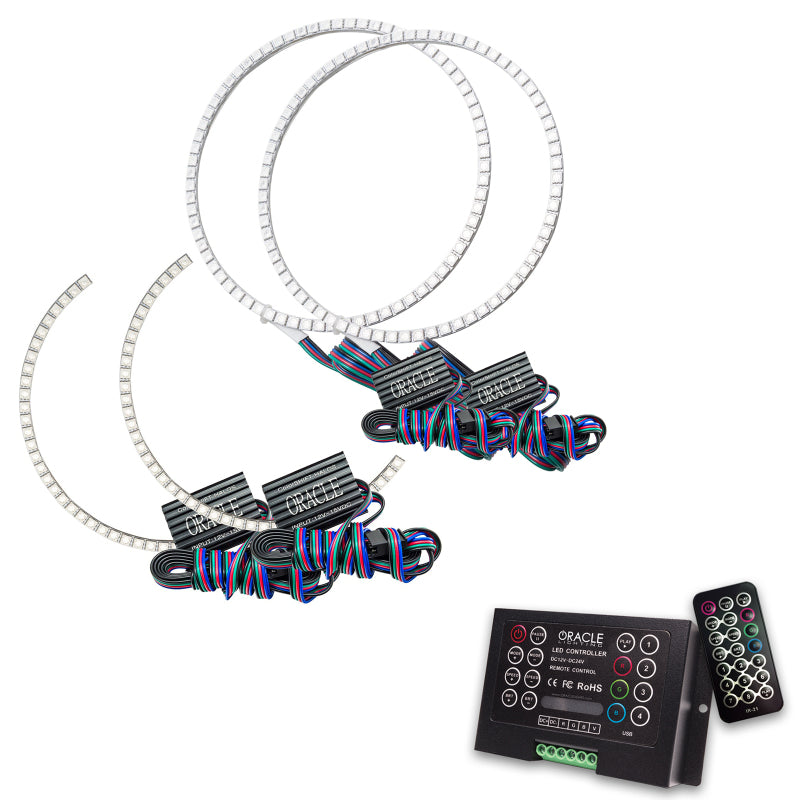 Oracle Toyota Tundra 14-17 Dual Halo Kit - ColorSHIFT w/ 2.0 Controller SEE WARRANTY - 2381-333