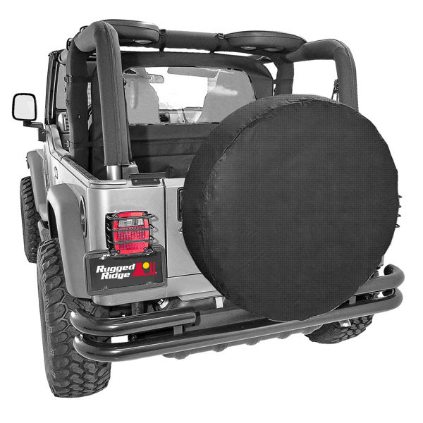 Rampage 1999-2019 Universal Tire Cover 27 Inch-29 Inch - Black Denim - 772915