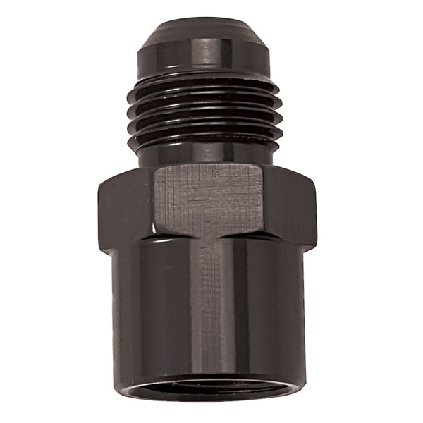 Russell Performance Adapter Fitting M14 x 1.5 to -6AN Flare - Black - 640823 - front view