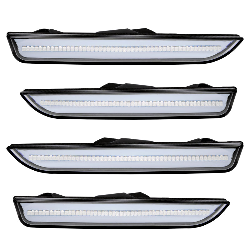 Oracle 10-14 Ford Mustang Concept Sidemarker Set - Clear - No Paint SEE WARRANTY - 9700-019