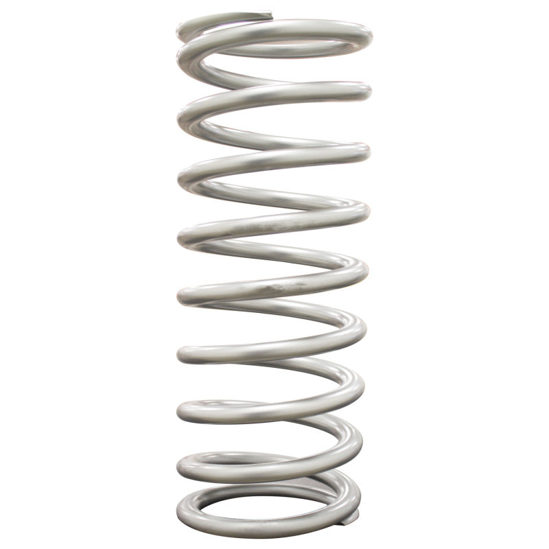 QA1 2-1/2in ID High Travel Spring - 12in Length x 350lbs/in - Silver Powder Coated - 12HT350