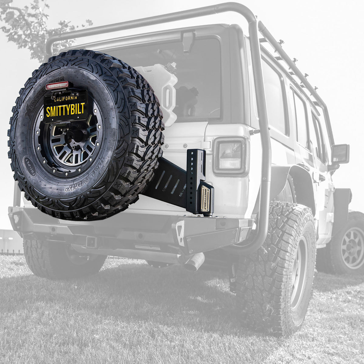 SmittyBilt - JL Bolt On Tire Carrier - SB77857