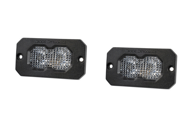 Diode Dynamics C2 2.0 Max White Flood Flush RBL (Pair) - DD8128P