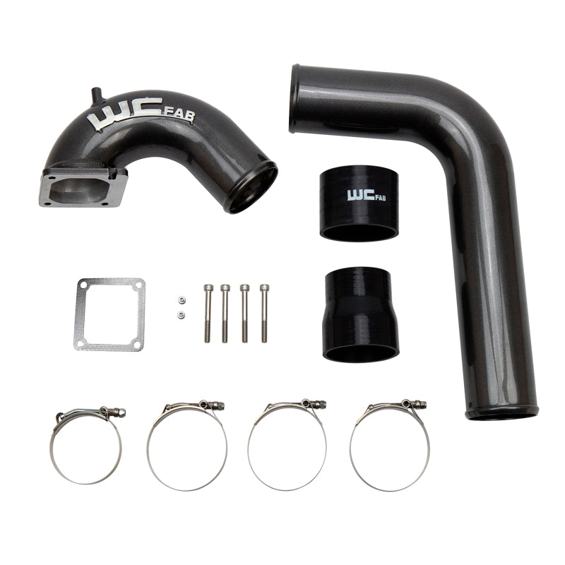 Wehrli 03-07 Cummins 5.9L 3.5in Intake Horn & Driver Intercooler Pipe - Sparkle Copper - WCF100528-SC