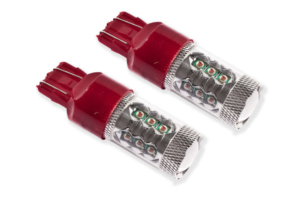Diode Dynamics 7443 LED Bulb XP80 LED - Red (Pair) - DD0115P for 2016-2025 Mazda MX 5 Miata - front view