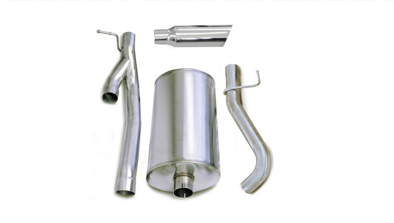 Corsa 2003-2006 Chevrolet Silverado Crew Cab/Short Bed 2500 6.0L V8 Polished Sport Cat-Back Exhaust - 24296