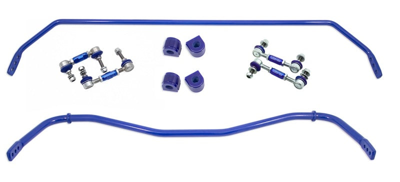 SuperPro 2016 Mazda MX-5 Miata Sport Front / Rear 24mm F/16mm R Adjustable Sway Bar &amp; End Link Set