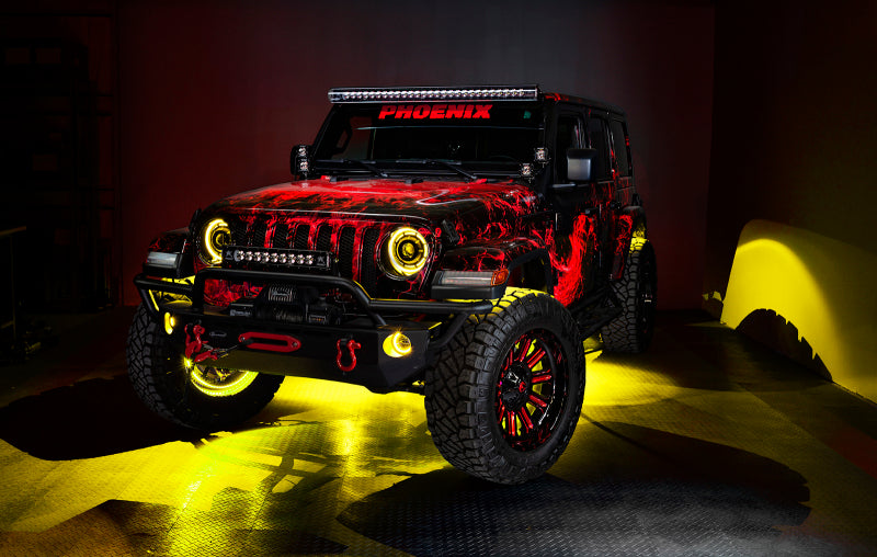 Oracle Bluetooth + RF Underbody Rock Light Kit - 4 PCS - ColorSHIFT SEE WARRANTY - 5818-333
