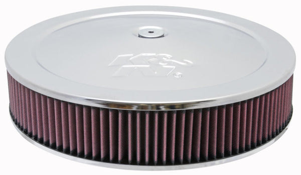 K&N Round Air Filter Assembly 12in ID / 3.063in Height / 5.125in Neck Flange / 7/8in Drop Base - 60-1430 by K&N Engineering -