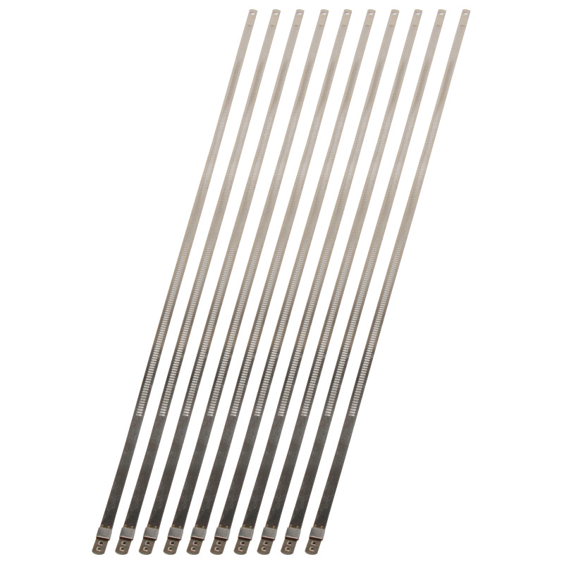 DEI Stainless Steel Positive Locking Tie 1/4in (7mm) x 20in - 10 per pack - 10210