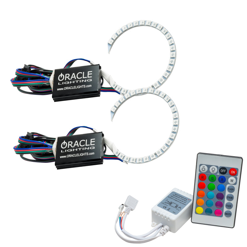 Oracle Chrysler 0 15-17 Halo Kit - ColorSHIFT w/ Simple Controller SEE WARRANTY - 2397-504