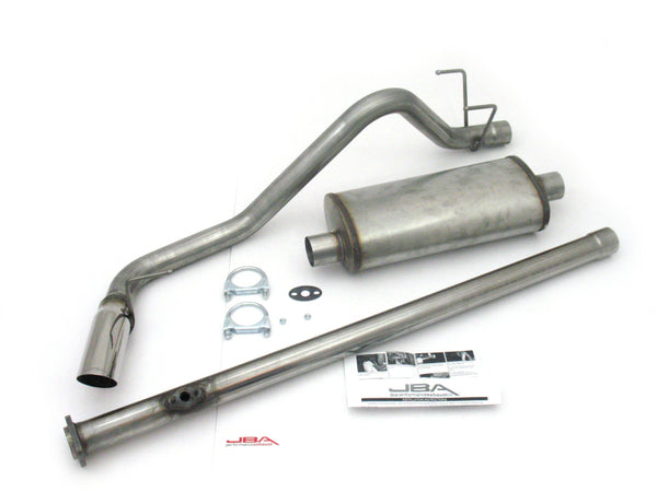 JBA 95-99 Toyota Tacoma (Xtra Cab) 2.4L/2.7L 409SS Pass Side Single Exit Cat-Back Exhaust - 40-9012 for 1995-1999 Toyota Taco