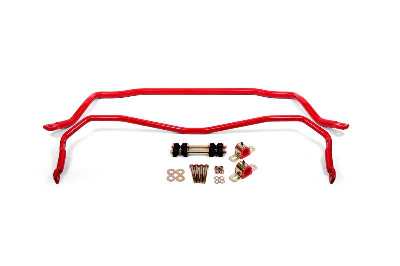 BMR 64-72 A-Body Front & Rear Sway Bar Kit w/ Bushings - Red - SB028R