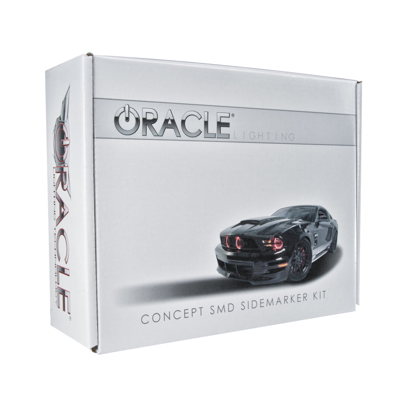 Oracle 10-14 Ford Mustang Concept Sidemarker Set - Clear - No Paint SEE WARRANTY - 9700-019