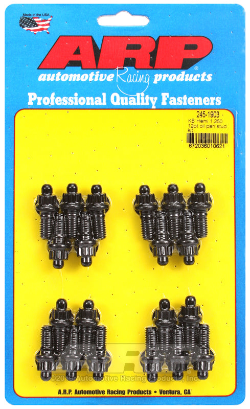 ARP KB Hemi 1.250in 12pt oil pan stud kit - 245-1903