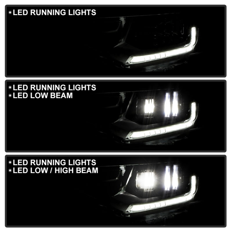 Xtune 18-21 Chevrolet Traverse Full LED HeadLight - OE Left (Signal/Side Marker Halogen) - 9956263