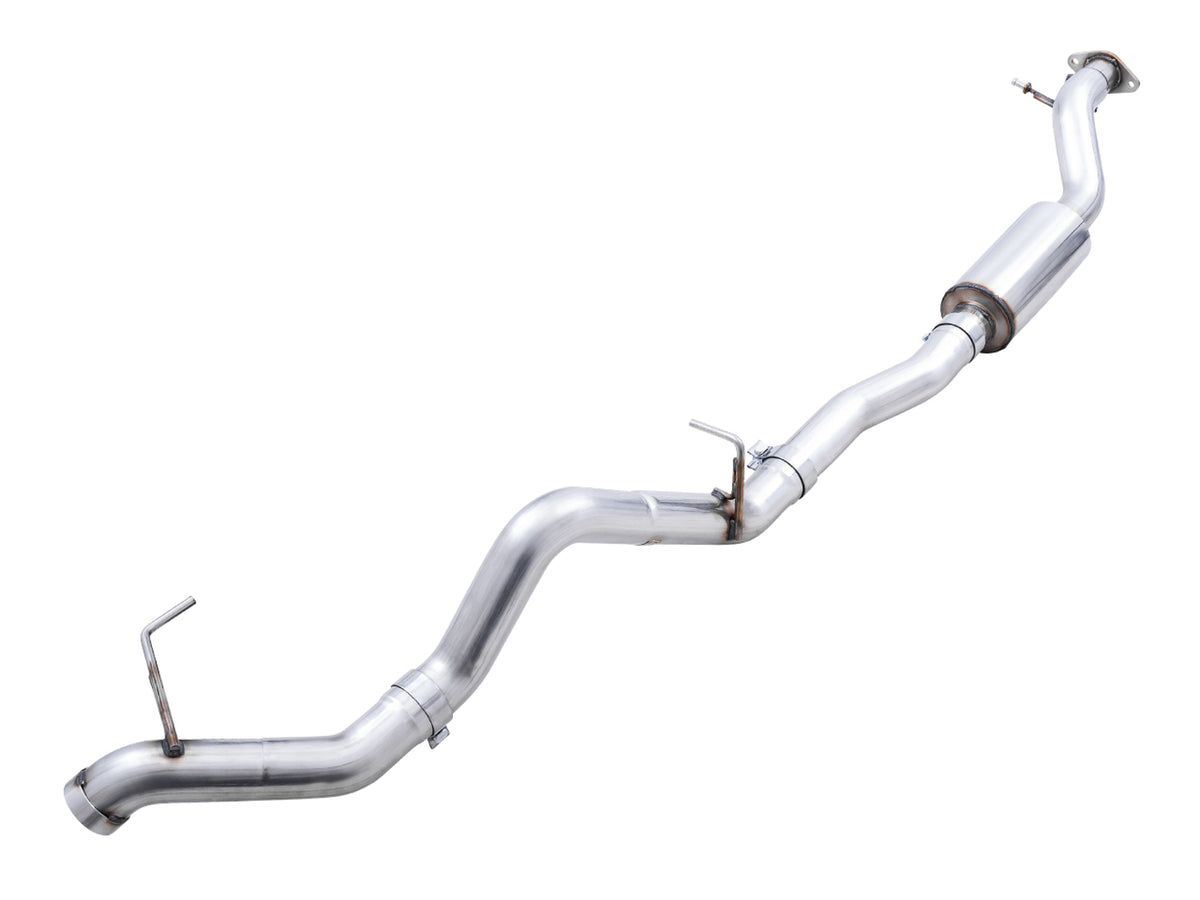 AWE Tuning 2021+ Ford Bronco 0FG Exhaust (No Tips) w/ Bash Guard - 3015-21000